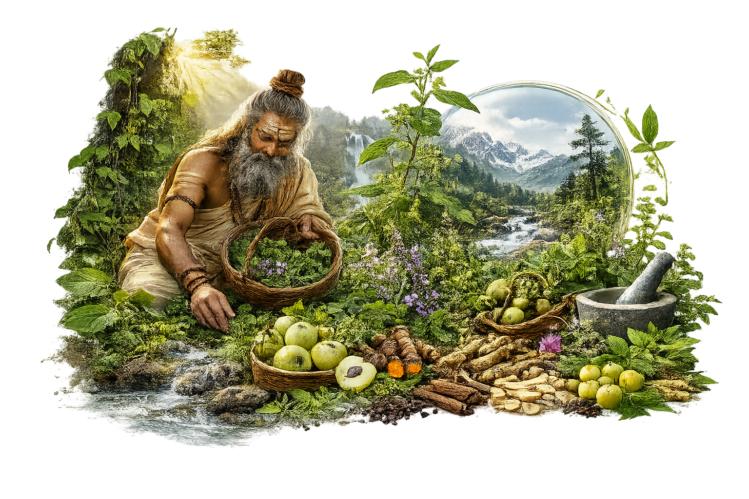 Fresh Ayurvedic Herbs